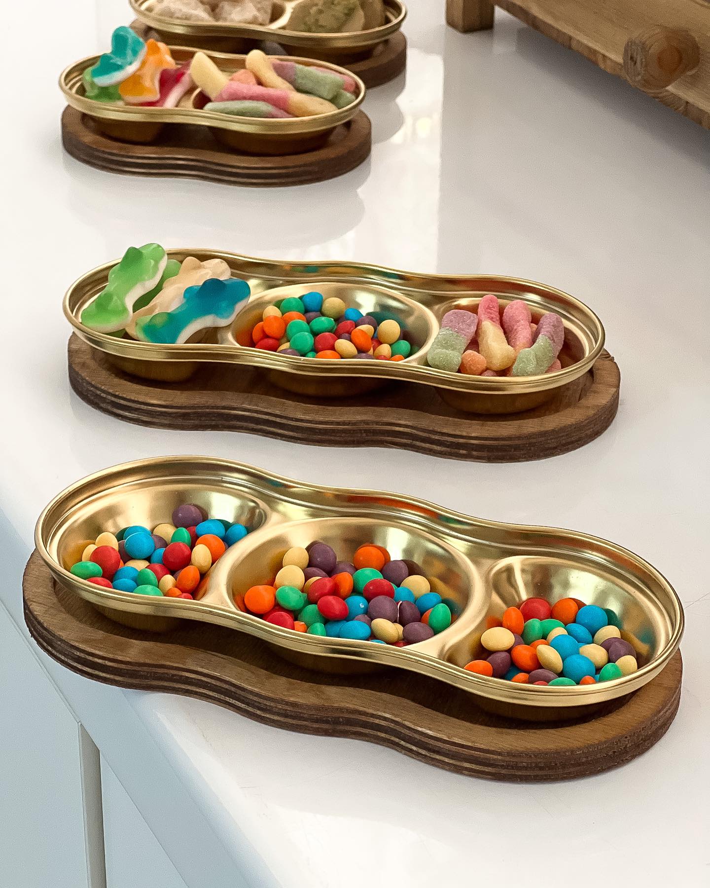 مزه خوری ۳خونه زیره چوبی مخصوص صبحانه رنگ ثابت تضمینی